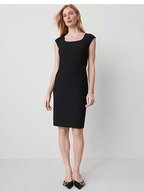Ann Taylor The Scoop Neck Dress in Bi-Stretch 2P